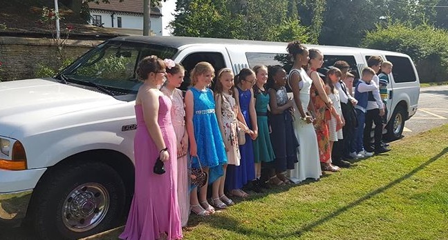 Watford School Prom Limo together