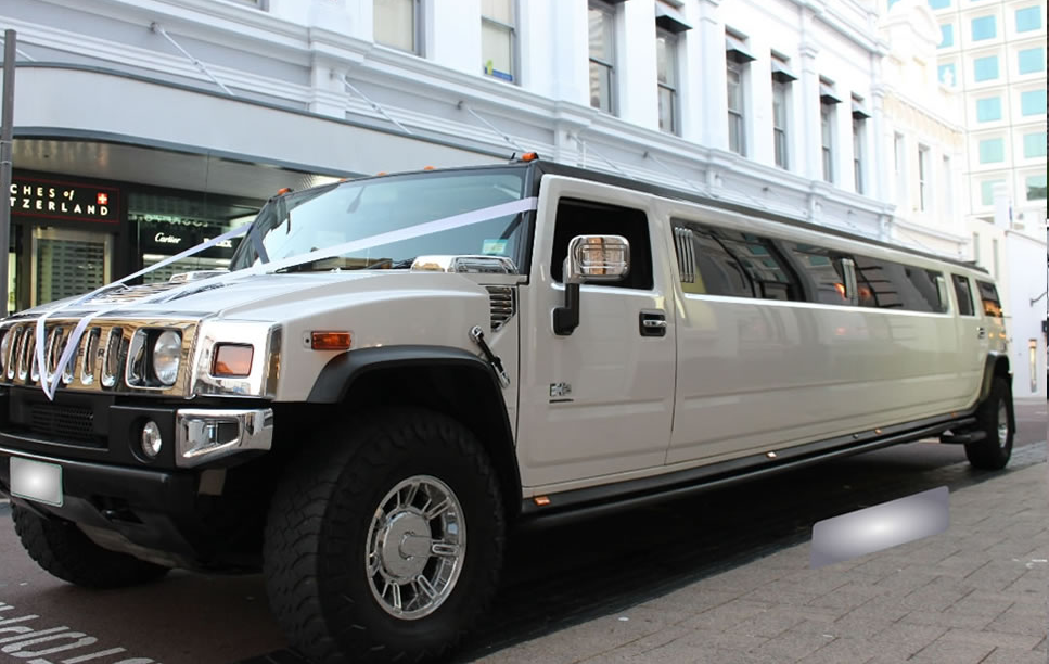 Watford White Hummer Limo vip