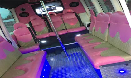 Watford Party Bus sits