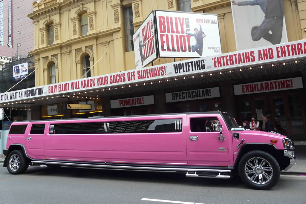 Watford Pink Hummer Limo vip